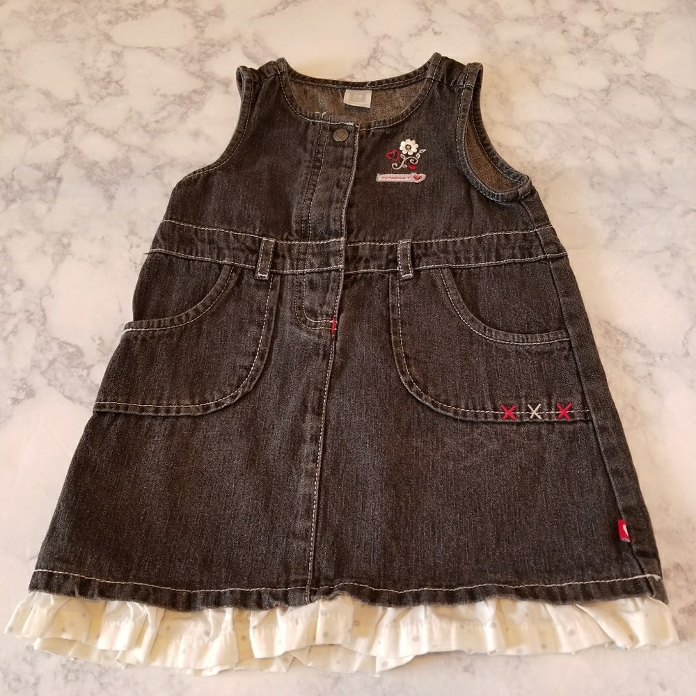 Girl Carter's Denim Jumper Dress